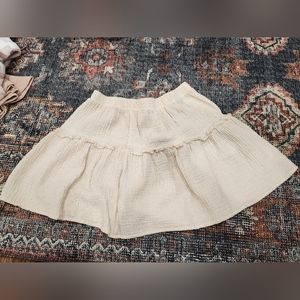 Cream color skirt